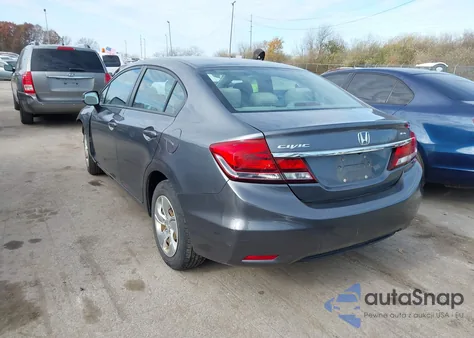 2013 Honda Civic Lx из США, поврежденный, VIN 19XFB2F55DE037688